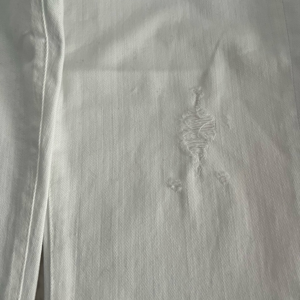 NWT AG EX BOYFRIEND SLIM slouch WHITE JEANS - Picture 11 of 15